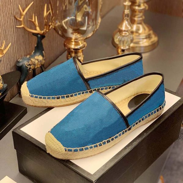 

womens royal blue canvas casual shoe for girl women sports sneaker black fashion comfortable flat espadrilles with box 05