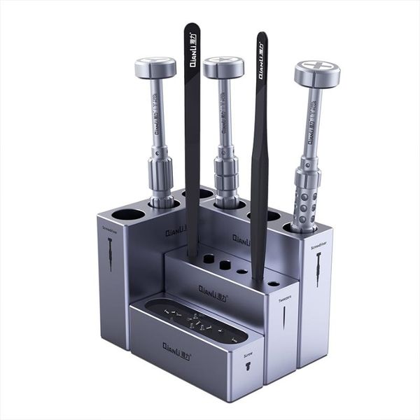 

icube aluminium alloy storage box screwdrivers tweezers screw magnetic rack multi function module combination tool organizers
