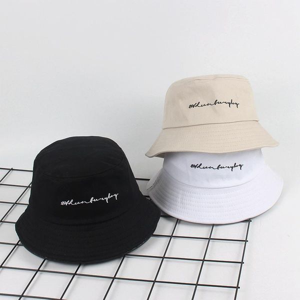 

cloches summer foldable bucket hat women outdoor sunscreen cotton fishing hunting cap men basin chapeau sun prevent hats c33, Blue;gray