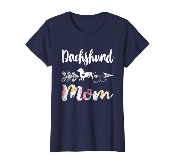 

dachshund mom shirt dachshund shirt floral t-shirt, White;black