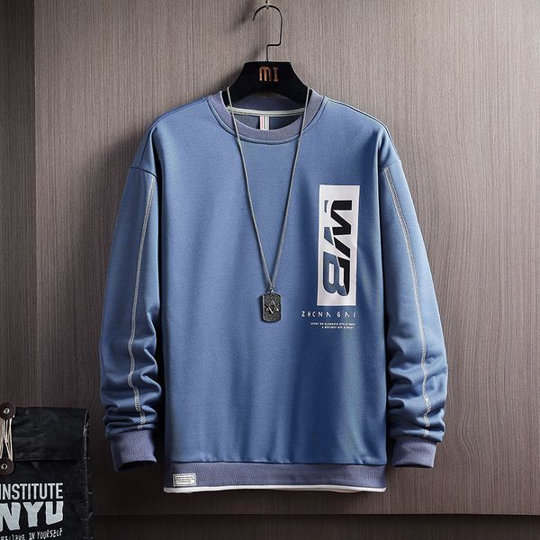 

men's hoodies & sweatshirts casual fleece hoodie men multi color o-neck fashion harajuku style male sweatshirt drop mxn4, Black