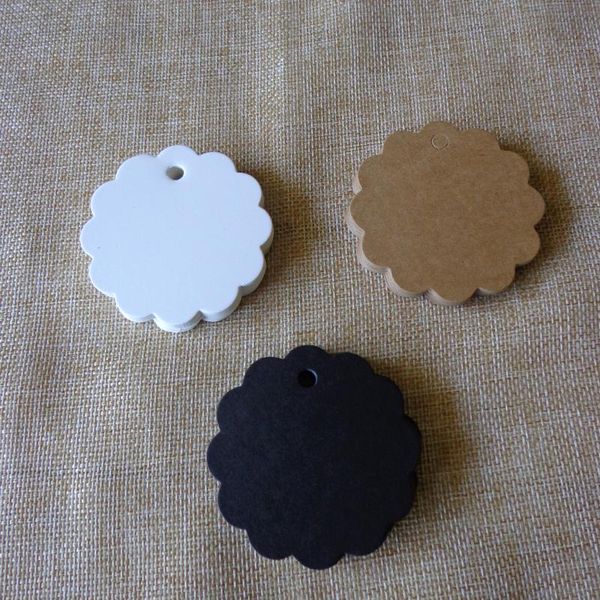 

bookmark 50pcs white black kraft round paper tag blank gift diy creative note price lable hang dia.6cm