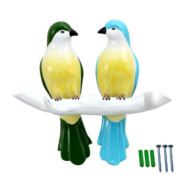 

other home decor 2 birds keys holder living room hanging bags hallway scarves decoration wall mounted clothes hook storage el bedroom