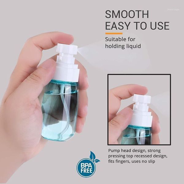 

storage bottles & jars 2 pcs 30ml/60ml/100ml refillable water-alcohol cosmetic container plastic sub-bottling spray bottle reusable empty