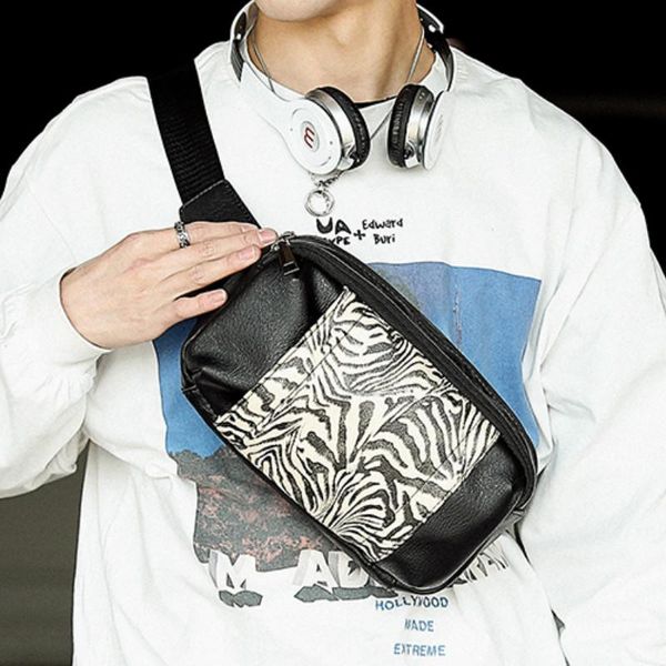 

tidog style cool fashion korean-style street-style chest bag waist bags
