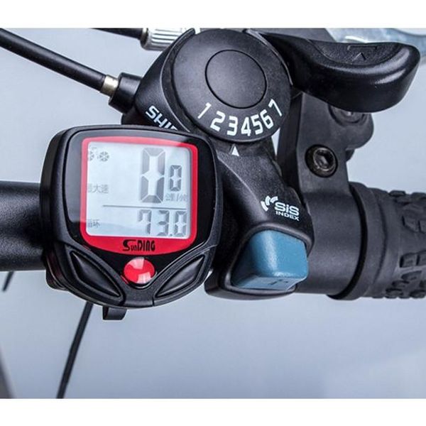 

bike computers multifunctional bicycle computer wired odometer satch waterproof mini digital lcd speedometer tracker wholesale