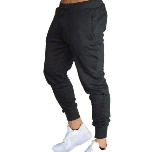 

running pants uniooo 2021 drawstring jogging training men sports leggings breathable gym trousers fitness sportswear, Black;blue