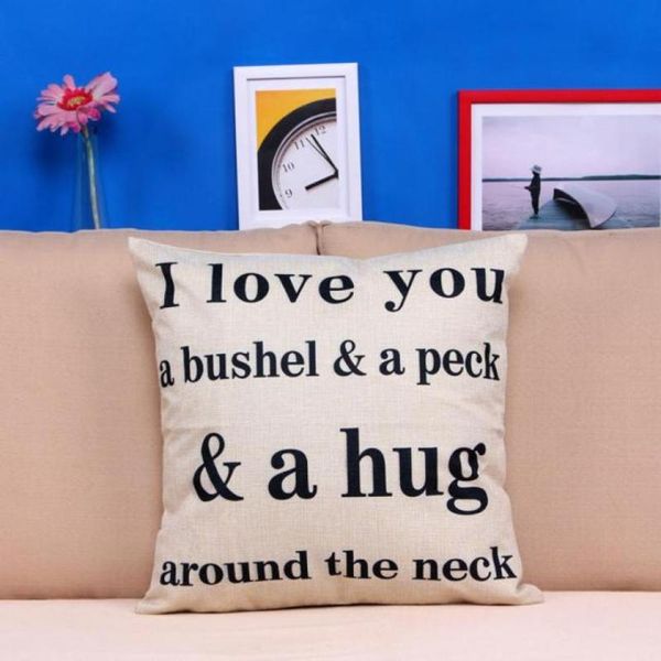 

45cm*45cm pattern pillowcase cotton linen printed bed decorative cushion home office pillowslip fashion 50p pillow case