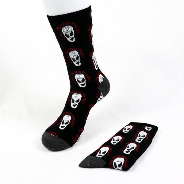 

men's socks aliens logo crew shoes & accessories,, Black