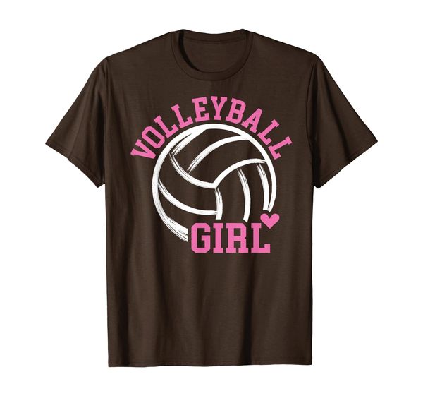 

cute volleyball girl design with heart t-shirt, White;black
