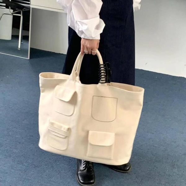 

evening bags spring tote canvas bag women's fashion 2021 korean simple shoulder diagonal handbag