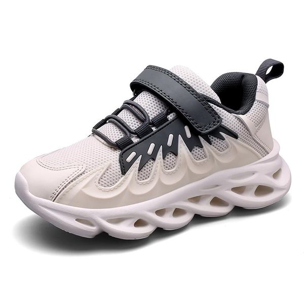 

athletic & outdoor kids sport shoes running girls sneakers tenis infantil pink breathable antislip children casual jogging trainers, Black