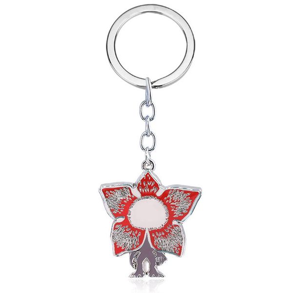 

tv series stranger things demogorgon alloy key chains keychain key chain keyfob keyring accessories, Silver