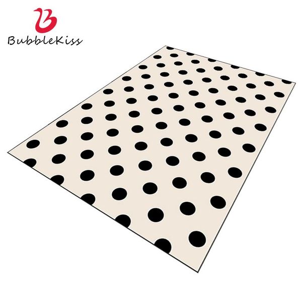

carpets bubble kiss for living room simple black circle pattern rug home fashion floor mats japanese and korean style area pad