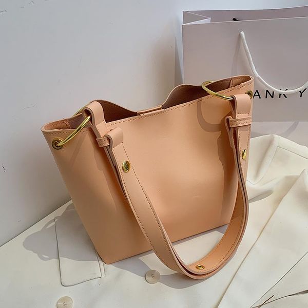 

evening bags original brand large-capacity bag female wild 2021 fashion messenger advanced 2in1 bucket shoulder