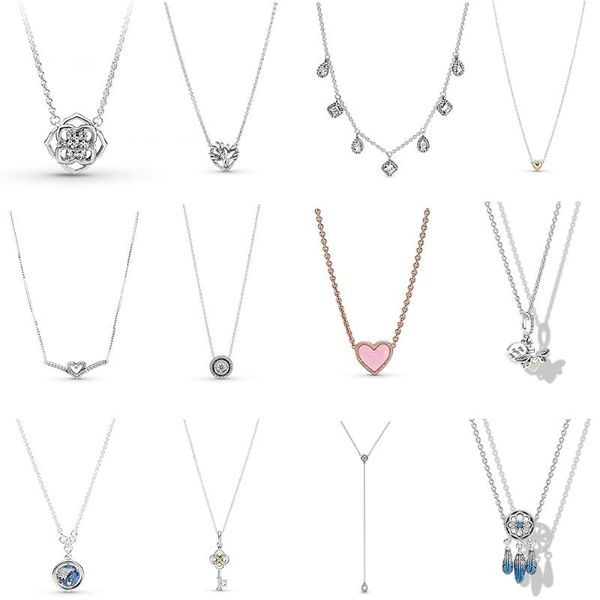 

chains jewelry women fit original diy making designer charms bijoux argent 925 handmade custom sterling silver femme necklace