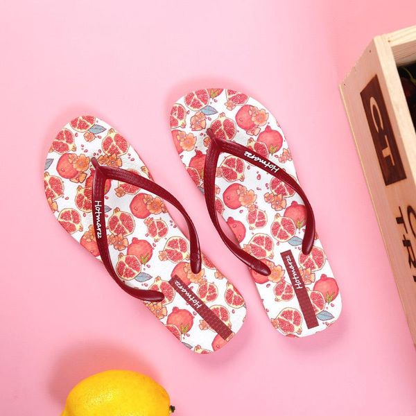 

slippers 2021 summer quality women casual pomegranate durable flip flops beach sandals lady outdoor indoor home slipper, Black