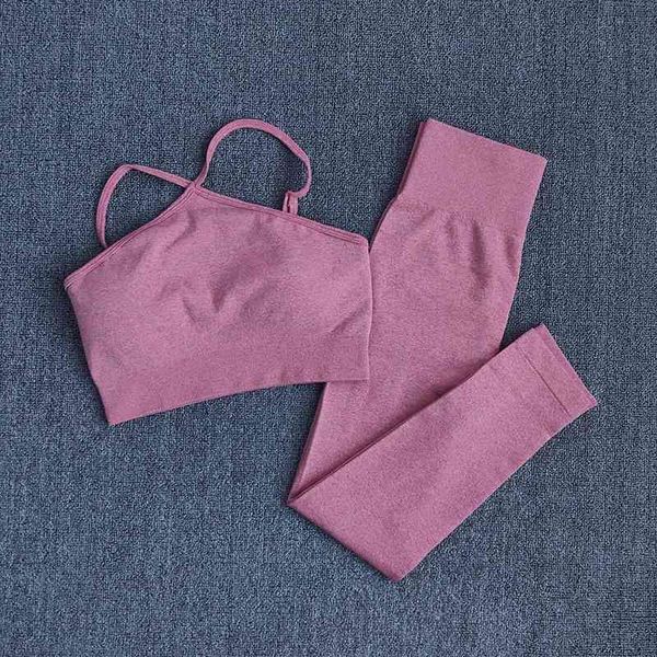 

women seamless yoga set high waist quick dry leggings+sport bra fitness running gym suit workout clothes jogging sportwear, White;red