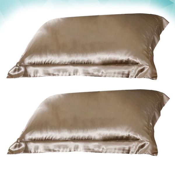 

pillow case 1pair of cover silk slip for bed home