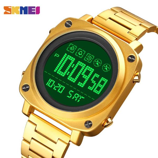 

wristwatches skmei led light electronic men wristwatch military 2 time chrono count down alarm digital mens sports watches reloj hombre 1726, Slivery;brown