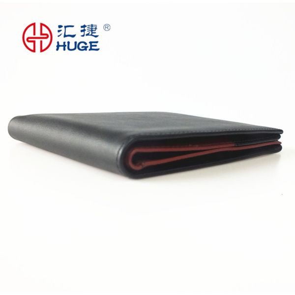 

the wallet pu leather men's business hand bag wallet short multi card wallet bag, Black