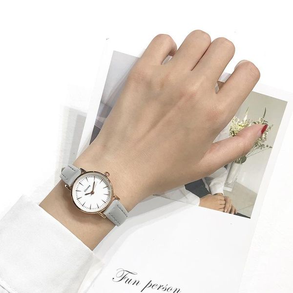 

wristwatches simple design ladies leather quartz female clock women dress watch fashion casual wristwatch relogio feminino drop ship, Slivery;brown
