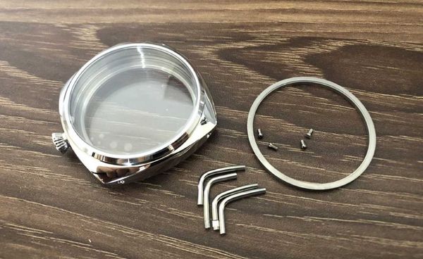 

repair tools & kits 47mm movt stainless steel watch case for eta6497 6498 movement