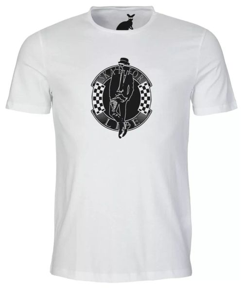 

ska'd for life rudeboy mens t shirt the specials beat madness 2 tone two fan boy, White;black