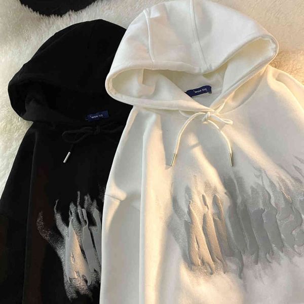 

autumn foam letter personalized sweater women's thin coat, Black