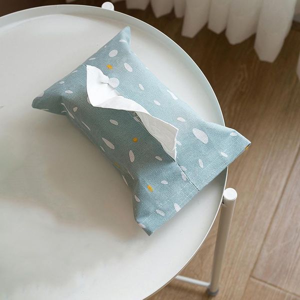 

tissue boxes & napkins cute cartoon box napkin storage cotton linen bag home decorations living room