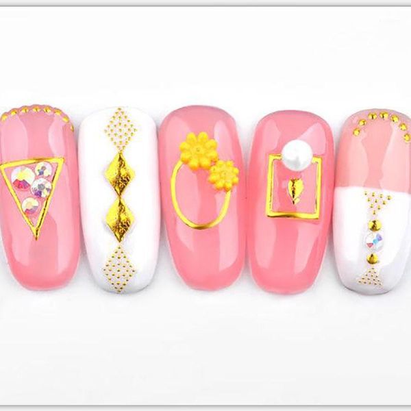 

fashion 3d water decals nail art sticker moon star anchor multiple styles decorations manicure z0631, Black