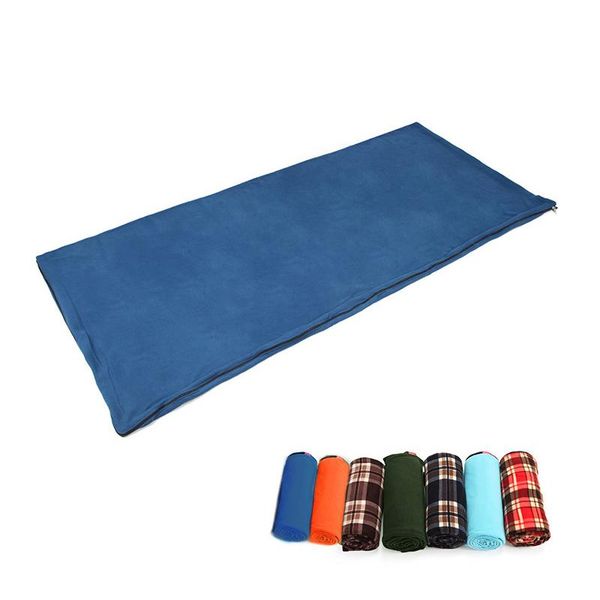 

sleeping bags ultra-light portable spring and winter warm polar fleece bag outdoor camping travel hiking bag180*75cm