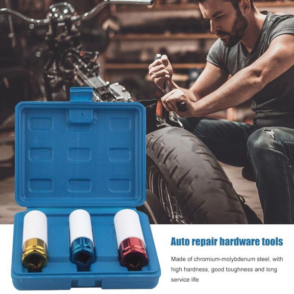

professional hand tool sets 3pcs auto car 17mm/19mm/21mm pneumatic tire protection sleeve steam repair hardware wall deep impact wheel nut s