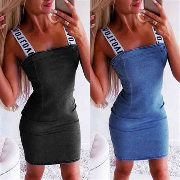 

women ladies denim jean sleeveless dress pinafore bib dungaree a line suspender blue dresses female clothes, Black;gray