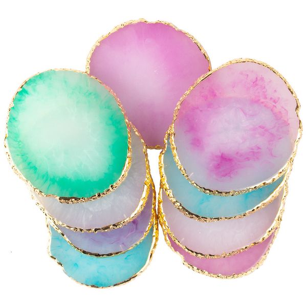 

manicure phnom penh resin crystal agate palette display tool