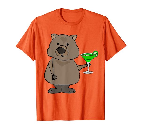 

Smileteesall Funny Wombat Drinking Margarita T-Shirt, Mainly pictures