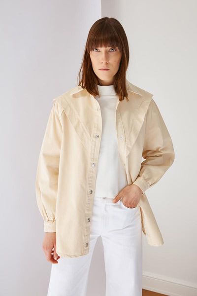 

women's jackets trendyol denim jacket tctss21ce0404, Black;brown