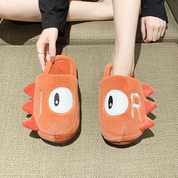 

women's slippers home winter indoor warm casual shoes leather house women cotton, Black