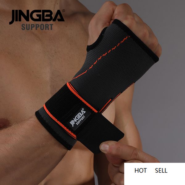 

1pcs sport protective gear boxing hand wraps support+weightlifting bandage wristband, Black;red