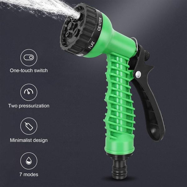 

watering equipments 15m cleaning water hose set with jet nozzle expandable setup durable convenient for garden car washing