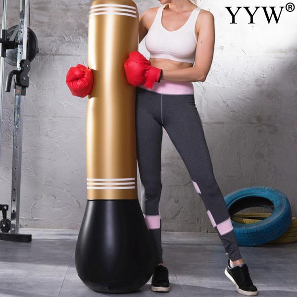 

sand bag vertical inflatable punching boxing column fitness decompression easy to move heavy tower thickening foldable