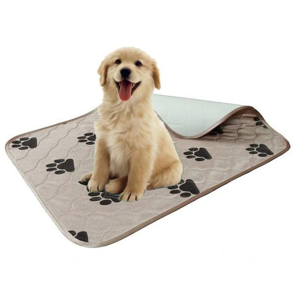 

kennels & pens pet mat reusable dog cat pee pad 4-layer thicken waterproof washable indoor supplies puppy training floor mats