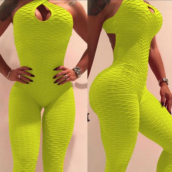 

women's jumpsuits & rompers textured hollow bodysuit fitness playsuit mesh women jumpsuit tank romper catsuit womens, Black;white