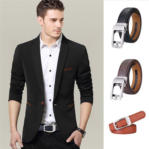 

belts jxqbsydk men fashion personality automatic buckle leather for, Black;brown