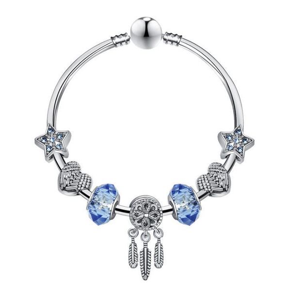 

dream of protection blue star dreamnet bracelet diy creative peach heart bracelet accessories gc263, Black