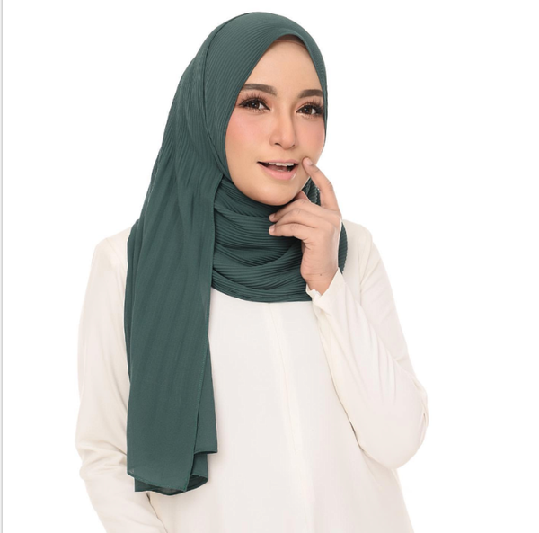 

scarves malaysia pure color skirt pleated lotus leaf edge pearl chiffon kerchief monochrome, Blue;gray
