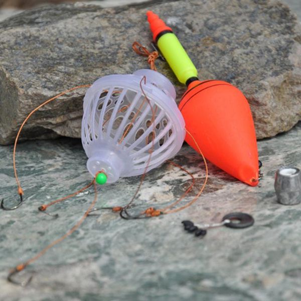 

fishing hooks outdoor carbon steel buoy camping sea kids toys model bait cage with monster