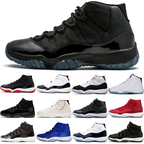 

2021 classic men 11 basketball shoes 11s 25th anniversary gamma blue bred high concord 23 45 platinum tint space jam gym red midnight navy p
