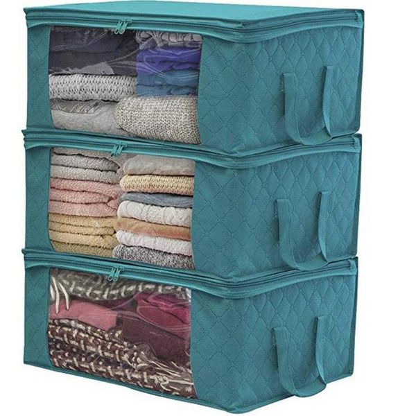 

storage bags home closet clothes container bag foldable pouches organizer