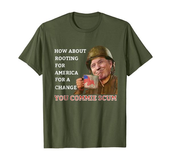 

how about rooting for america t-shirt, White;black